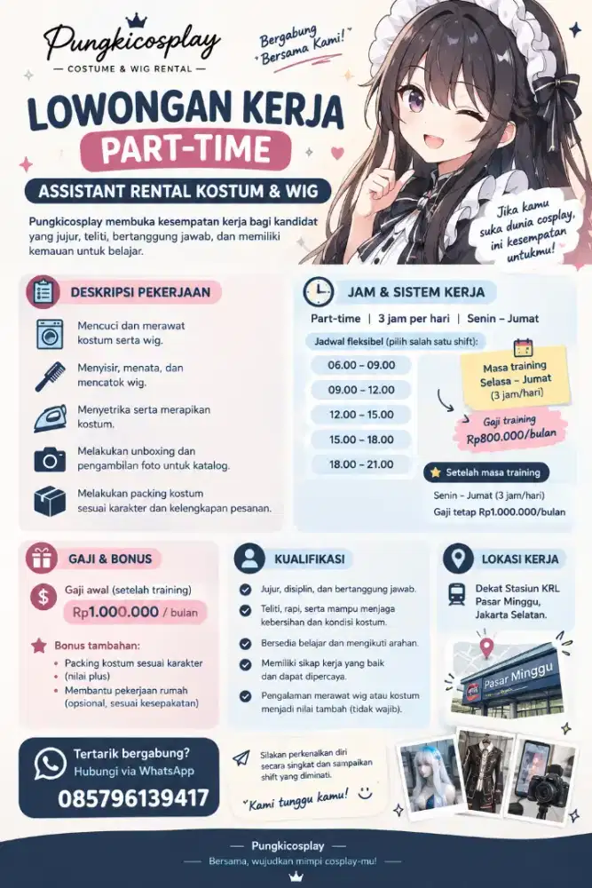 Part time segala umur