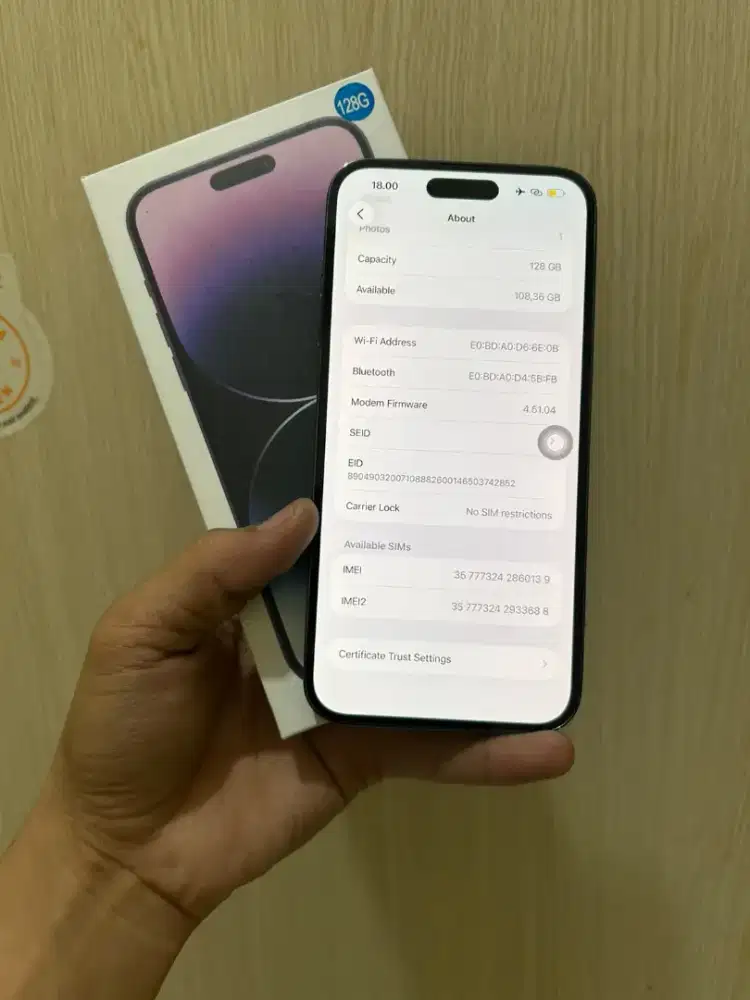 Ip 14 pro max 128