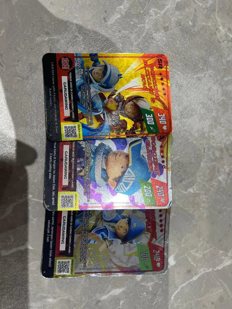 Choki Choki Boboiboy Blizzard Dan Nova , Glacier , Sopan