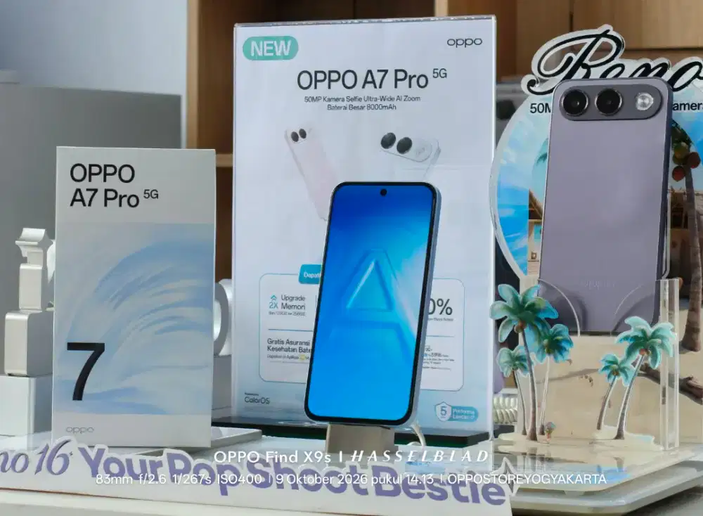 OPPO A7 PRO 5G *18GB /256GB PROMO ANGSURAN TANPA BI CHECK