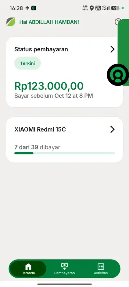 Teruskan kredit hp