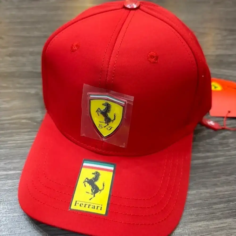 TOPI BASEBALL FERRARI RACING RED SPORT UNISEX