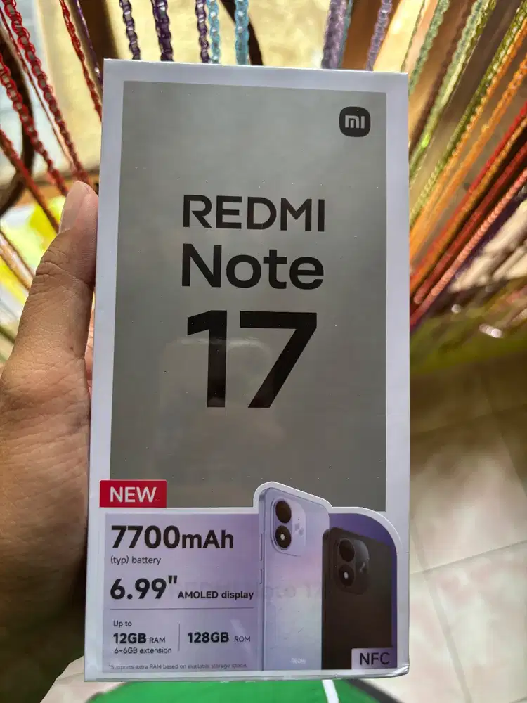 Redmi note 17 4g 6/128 warna ungu, masih segel , bisa cod area Kendal