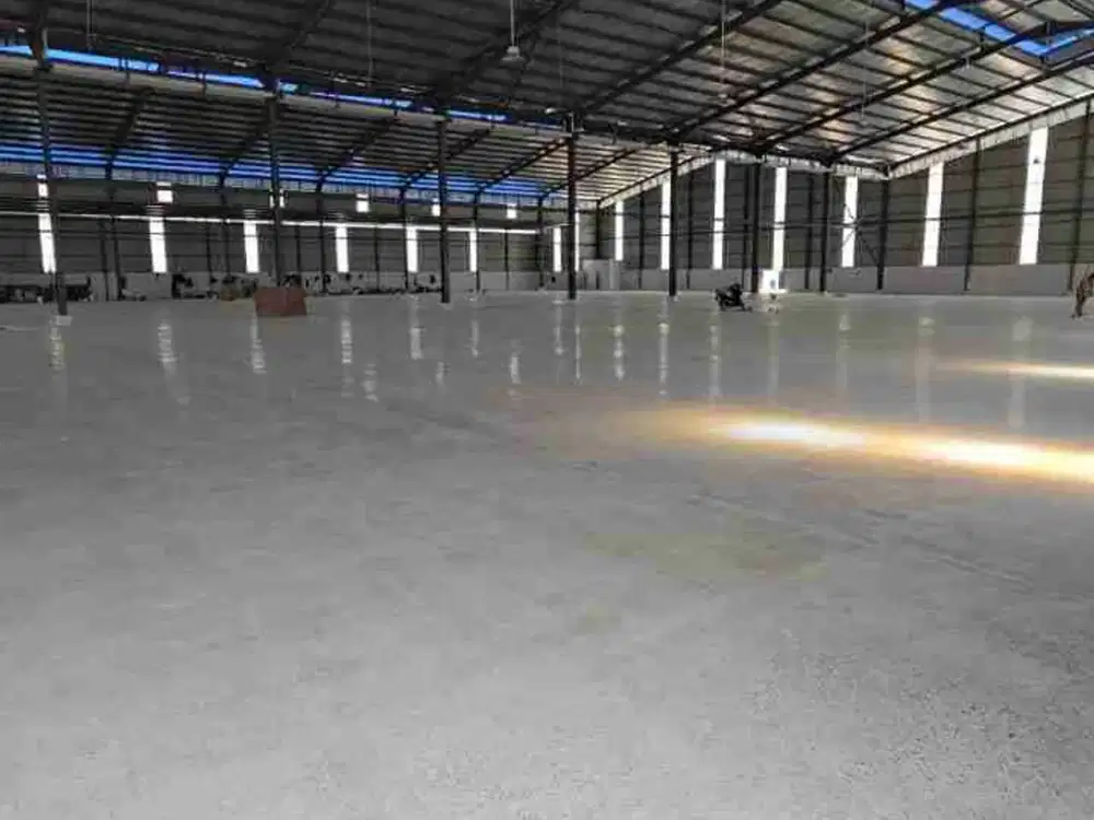 Disewa Cepat Gudang Baru LB 1828M2 Lantai Epoxy Akses Container 40ft di Cikande Serang