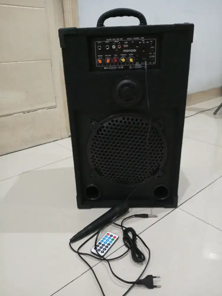 Salon Speaker aktif bluetooth 10 inch bonus mic remote aux custom