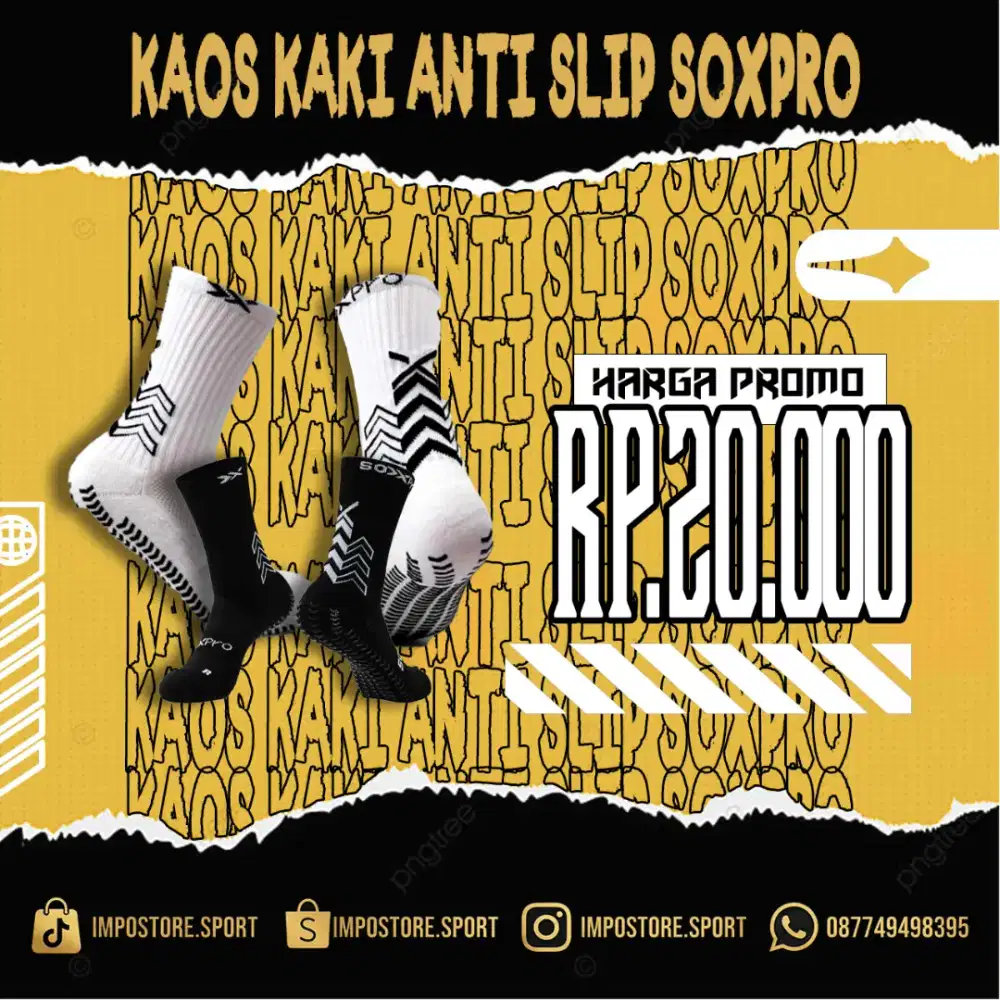 KAOS KAKI ANTI SLIP OLAHRAGA SEPAKBOLA