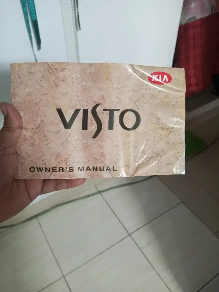 Manual book KIA Visto buku manual