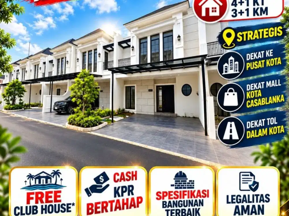 Rumah Mewah Murah Duren Sawit Dekat Bandara Halim Perdana Kusuma