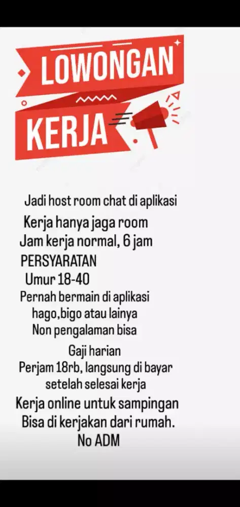 Host room obrolan
