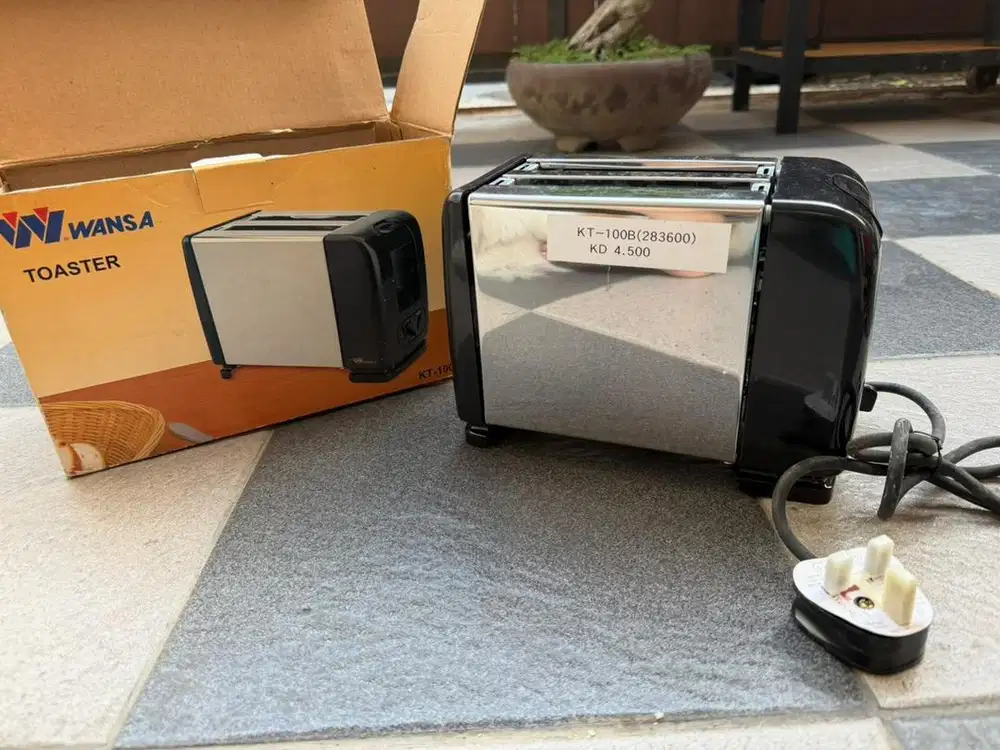 Toaster Wansa stainless (Baru)
