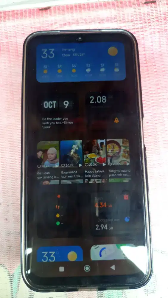 POCO C85 Hitam Mulus