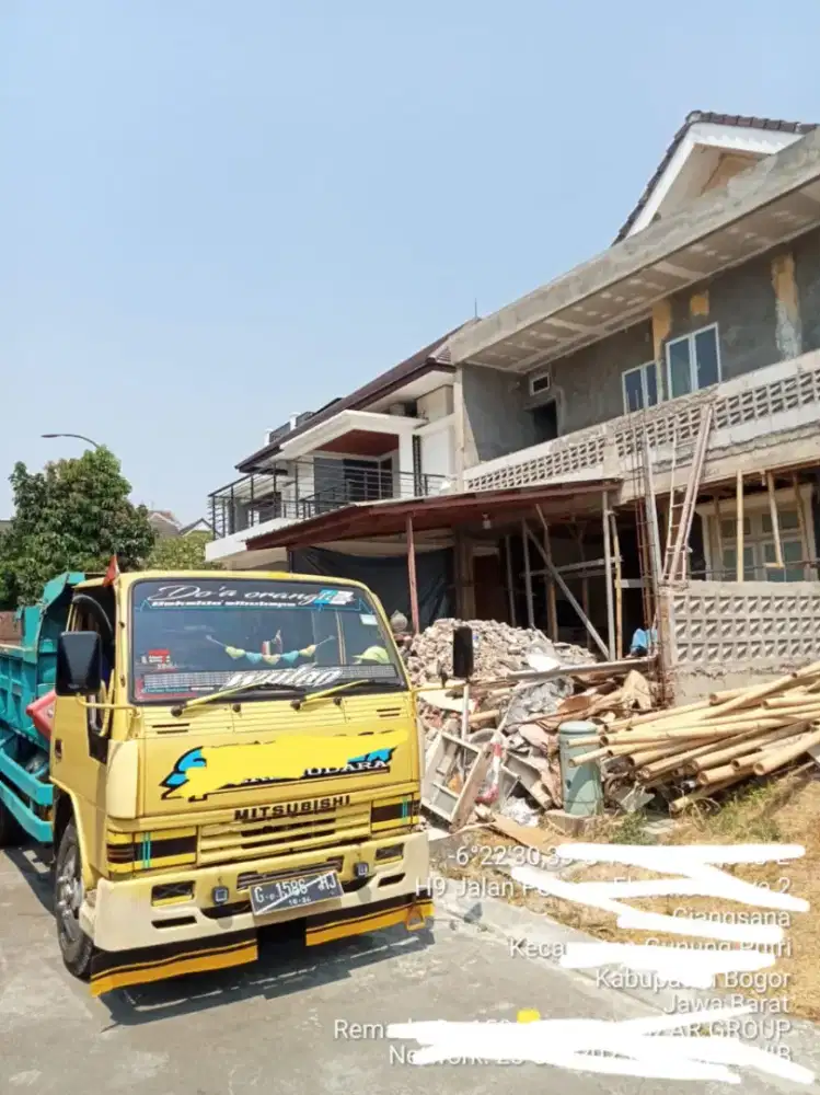 Jasa Angkut Puing Bangunan & Sampah Renovasi Cibubur Terpercaya