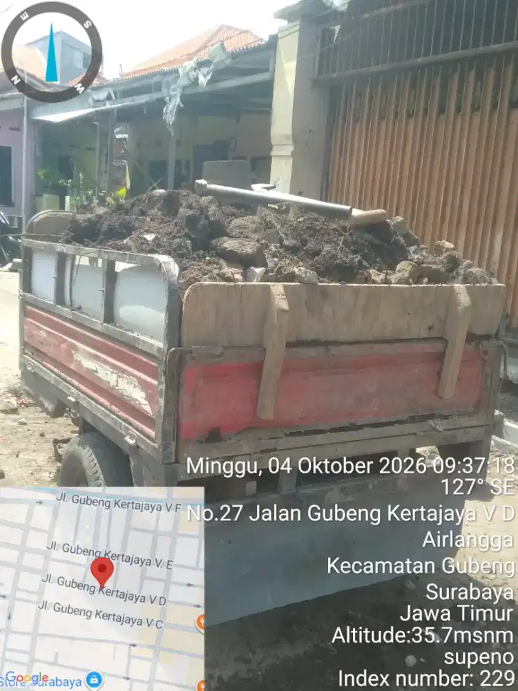 Jasa buang gragal atau sampah bangunan