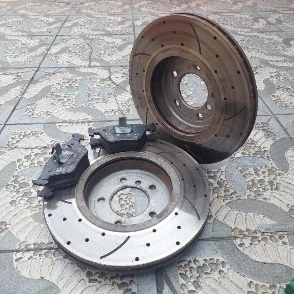 Brix piringan cakram depan kampas rem Ate bmw e46 330i Z4 e85 e86 3.0
