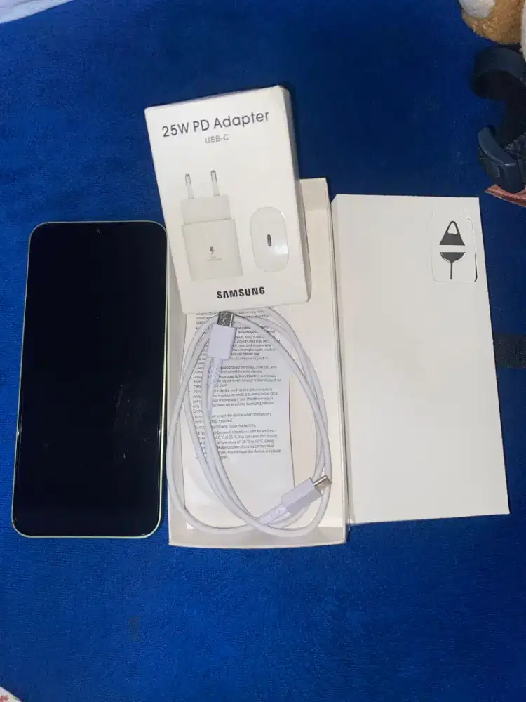 JUAL SAMSUNG A14 GREEN FULLSET BOX NO MINUS