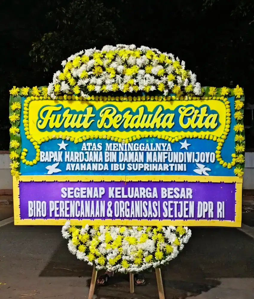 Ucapan Bunga Papan kedukaan