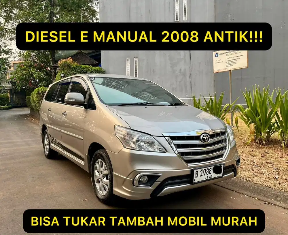 Toyota kijang innova E diesel manual 2008