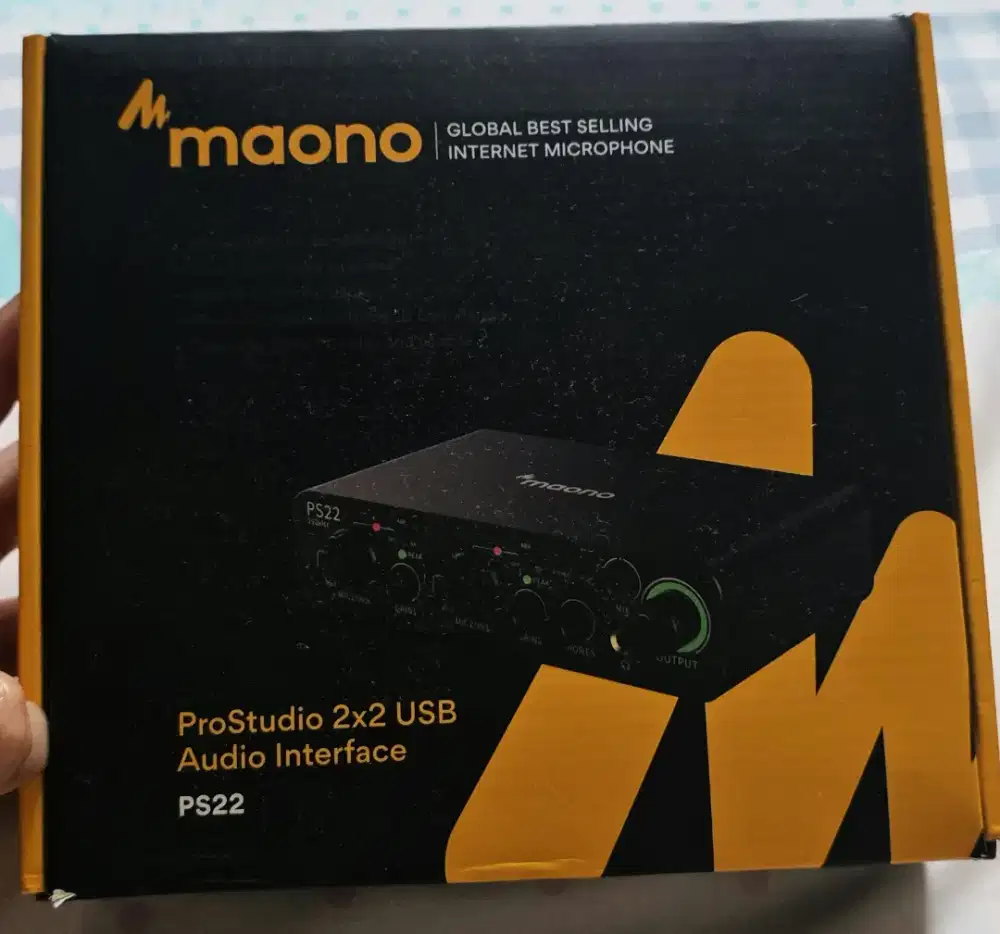 Di Jual Audio Interface Maono PS 22 dan Mic Dynamic ASHLEY i200