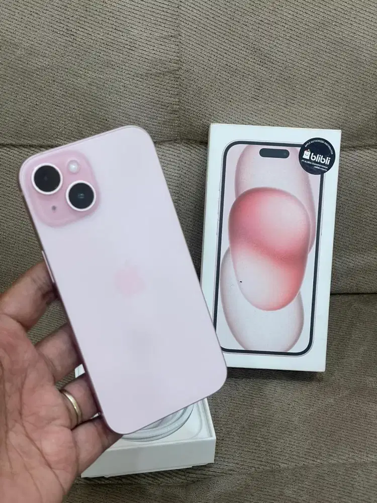 Iphone 15 128gb ex ibox pink mulus