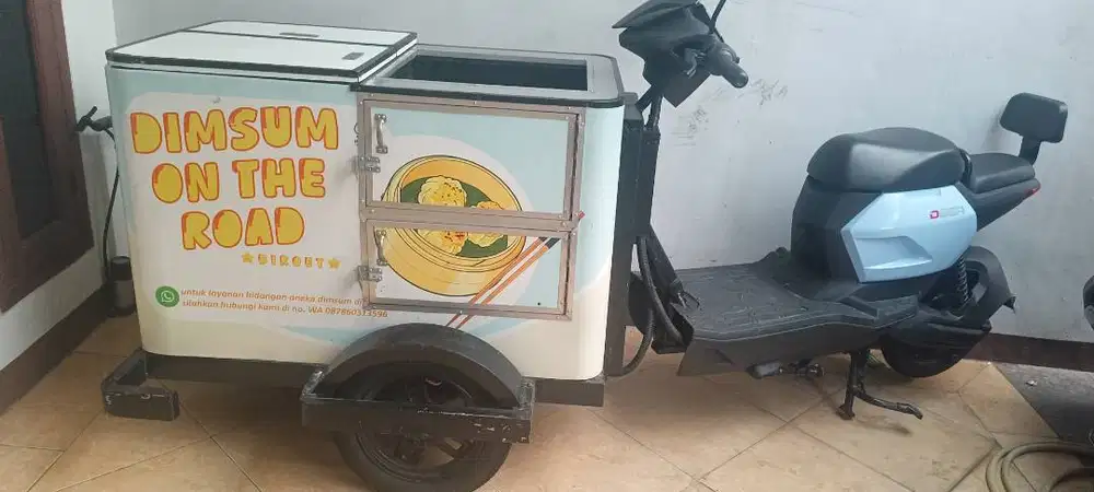 Di jual cepat sepeda listrik gerobak