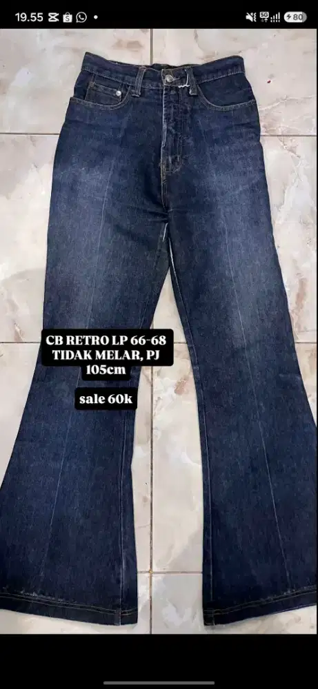 Celana Cutbray Retro