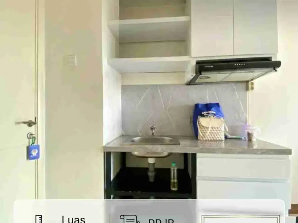 Apartemen Studio Amor Pakuwon City Lantai 2 View Pool Rp 400 Juta