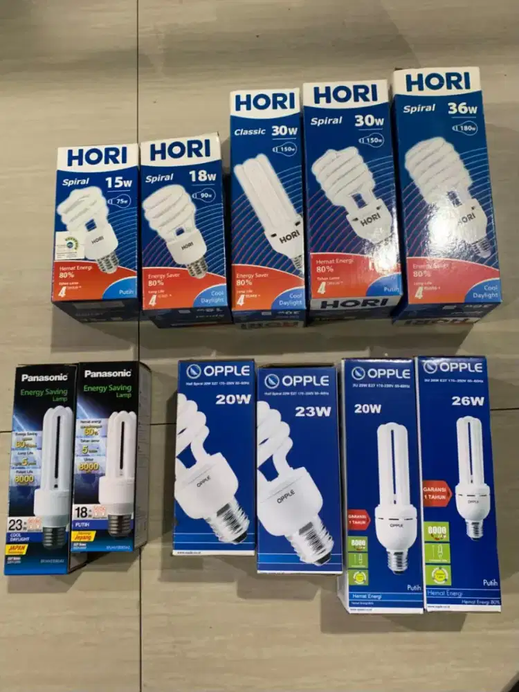 Dijual berbagai lampu, lampu emergency, dan lampu sensor