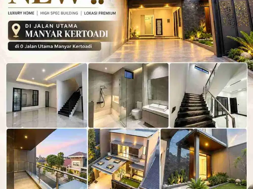 DIJUAL Rumah mewah high spec Manyar Kertoadi