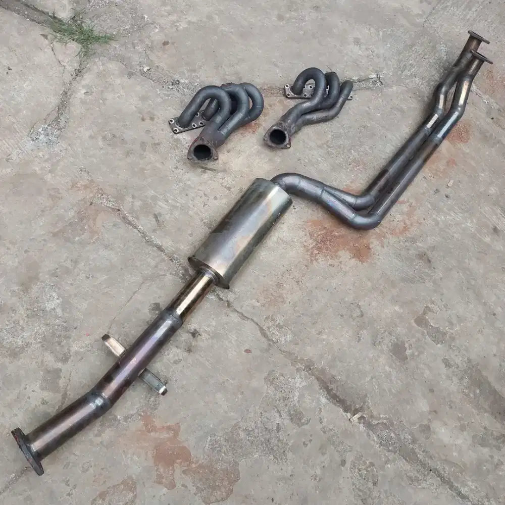 Knalpot stainless header centerpipe FCK reson ironcraft bmw e36 323i