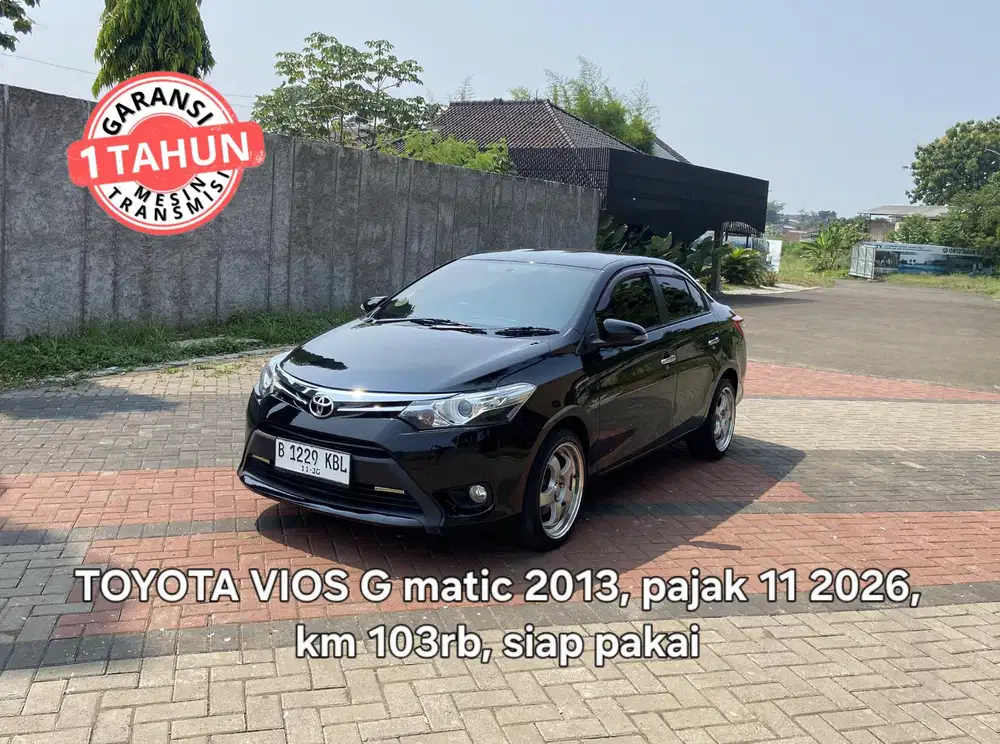 Toyota Vios G matic 2013 BERGARANSI