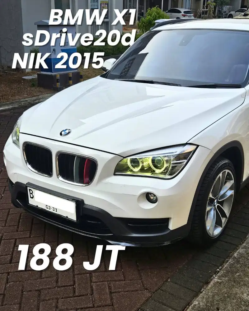 [HARGA CASH!!] BMW X1 sDrive 20d Sportline!! White on red