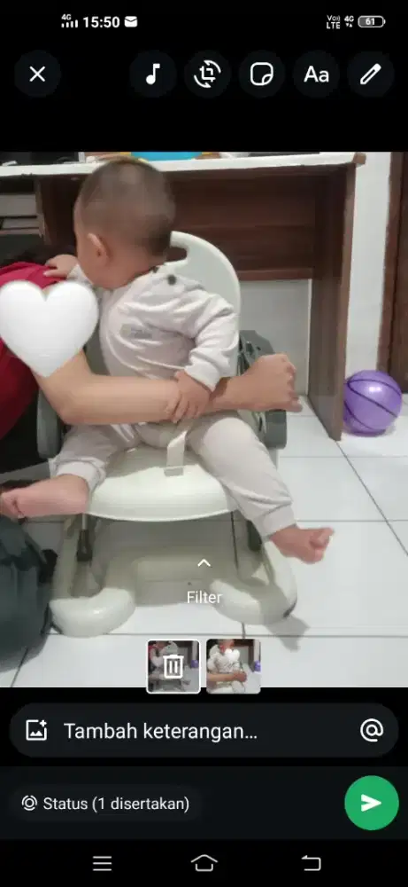 kursi makan bayi