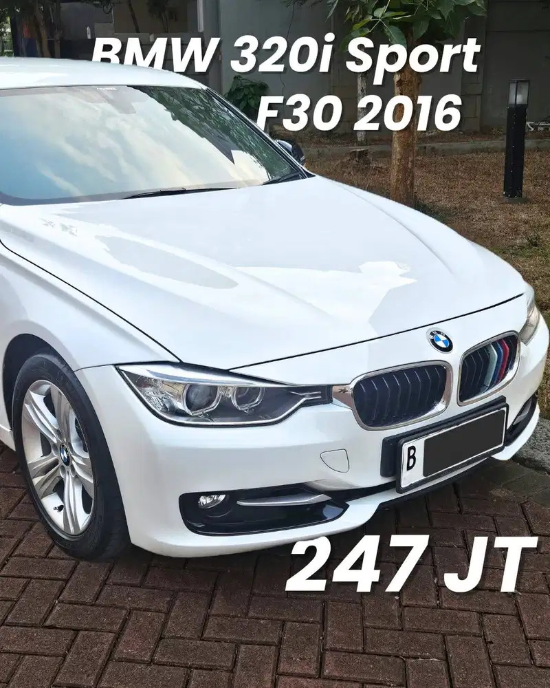 [HARGA CASH!!] BMW F30 320i Sport NIK 2015!! White on black