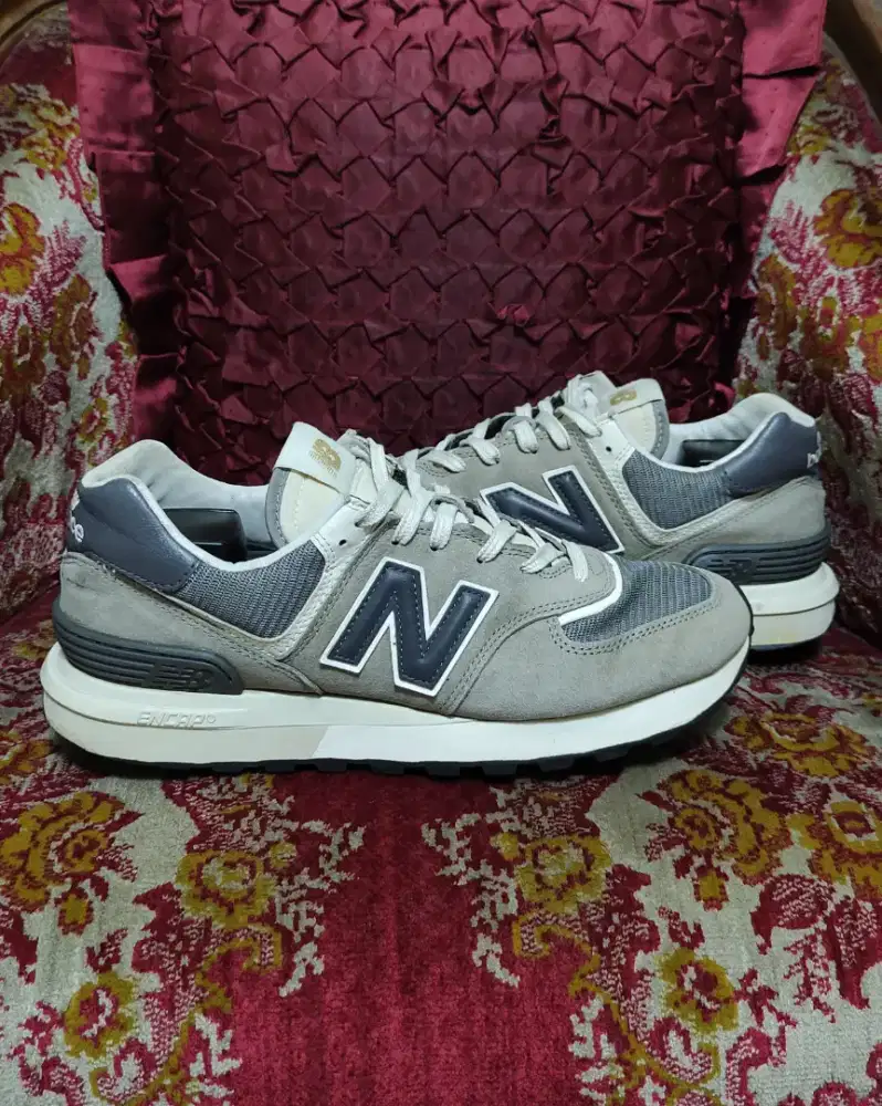 Sepatu New Balance 574 Legacy Original Size 44.5 Grey Abu Marblehead