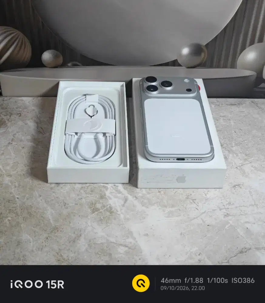 iphone 17 pro 256gb silver garansi ibox september 2027