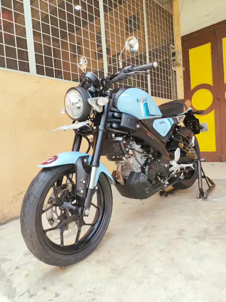 Yamaha XSR / XSR 155 2023, Blue Premium Metalic, Unit Mulus Terawat.