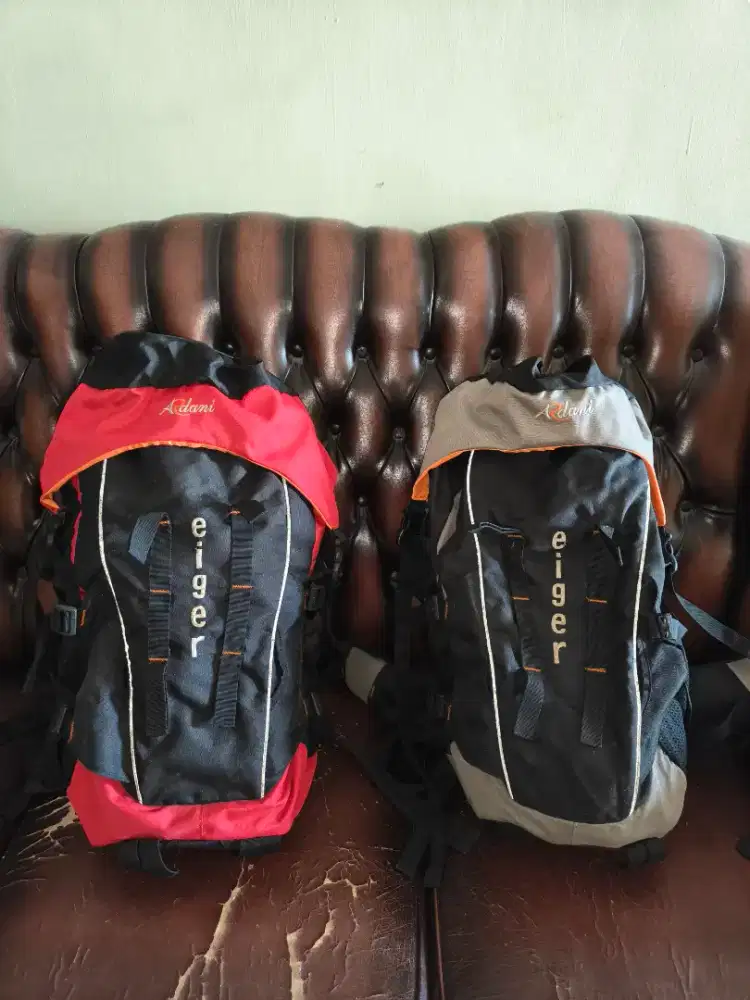 2 unit carrier tas ransel gunung eiger