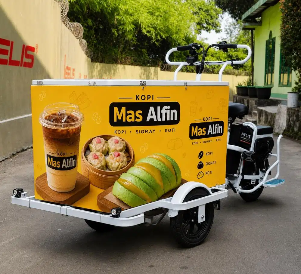 Jualan Dimsum dan roti Kopi keliling