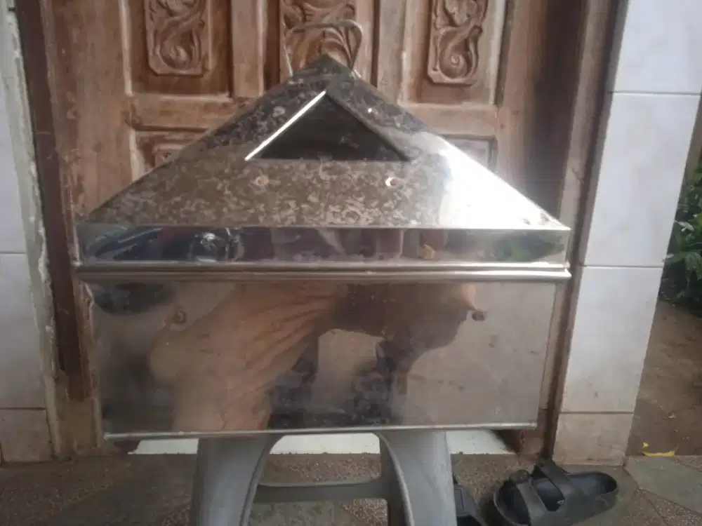 Klakat kukusan stainless pengukus Dimsum dll, ukuran 35*35 cm