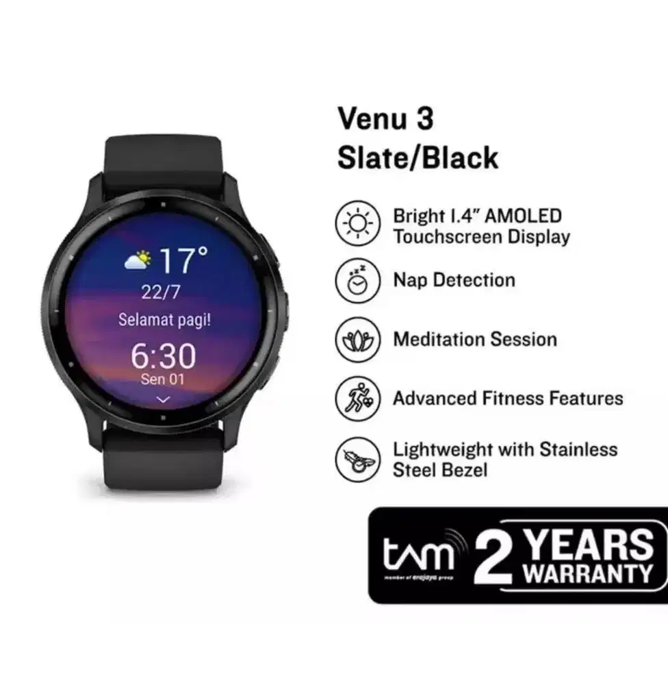 JAM SMARTWATCH GARMIN VENU 3