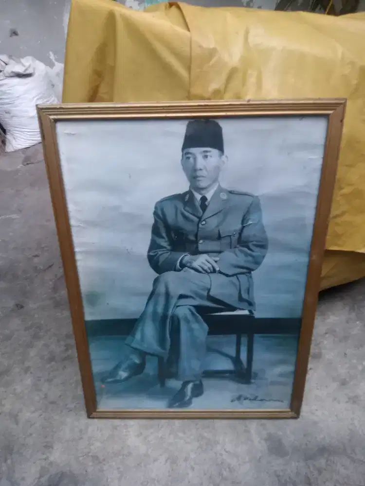 Lukisan IR .Soekarno. peninggalan Alm.kawan