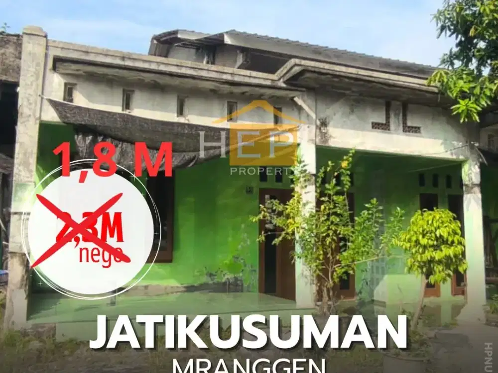 Dijual Rumah di Jatikusuman Mranggen