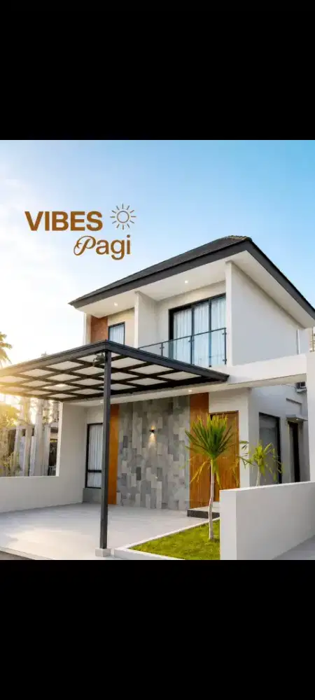 BTN Komersil 2LT Villa Asri 2 Carport Full Furnished
