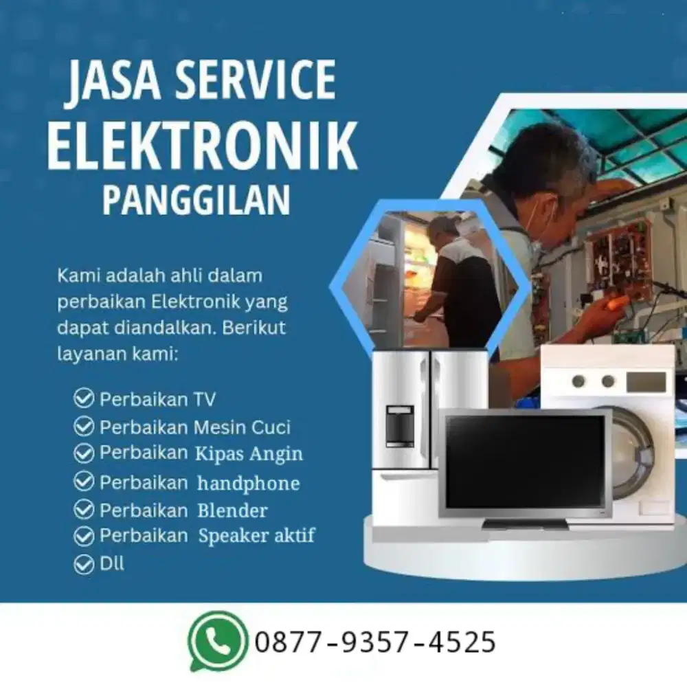 Jasa panggilan service elektronik dan Hp