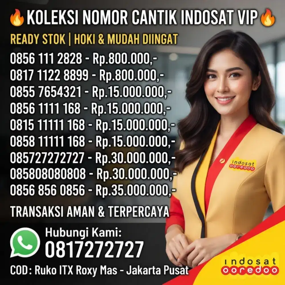 NOMOR CANTIK INDOSAT