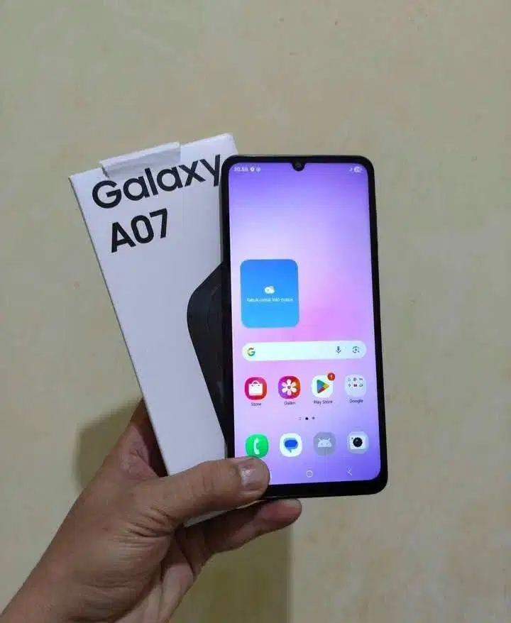 JUAL SAMSUNG A07 LIKE NEW 4/64