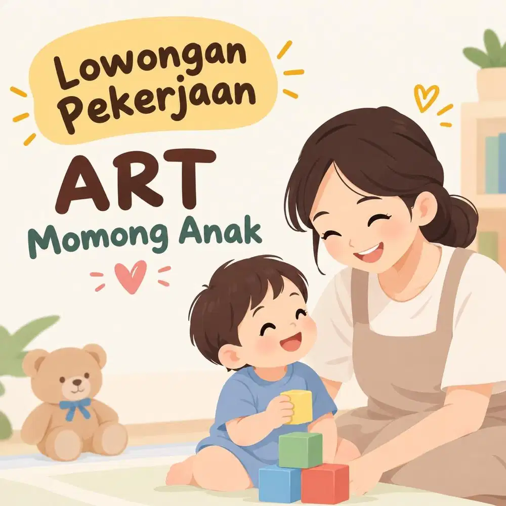DIBUTUHKAN ART MOMONG BAYI MENGINAP – BINTARO, TANGERANG SELATAN