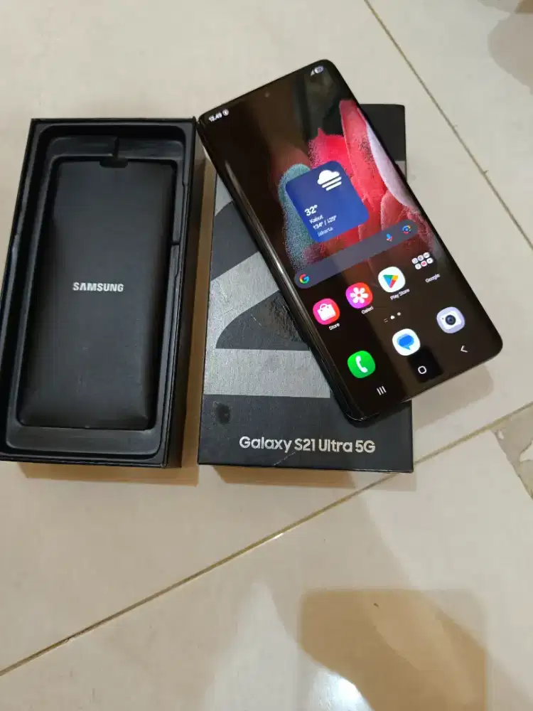Samsung S21 ultra 16/512 Sein fullset mlusss like new josss