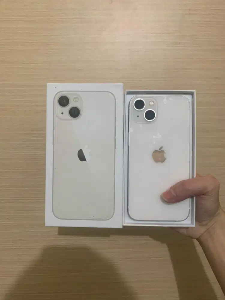 iphone 13 Basic Starlight 128gb - no minus dan siap pakai