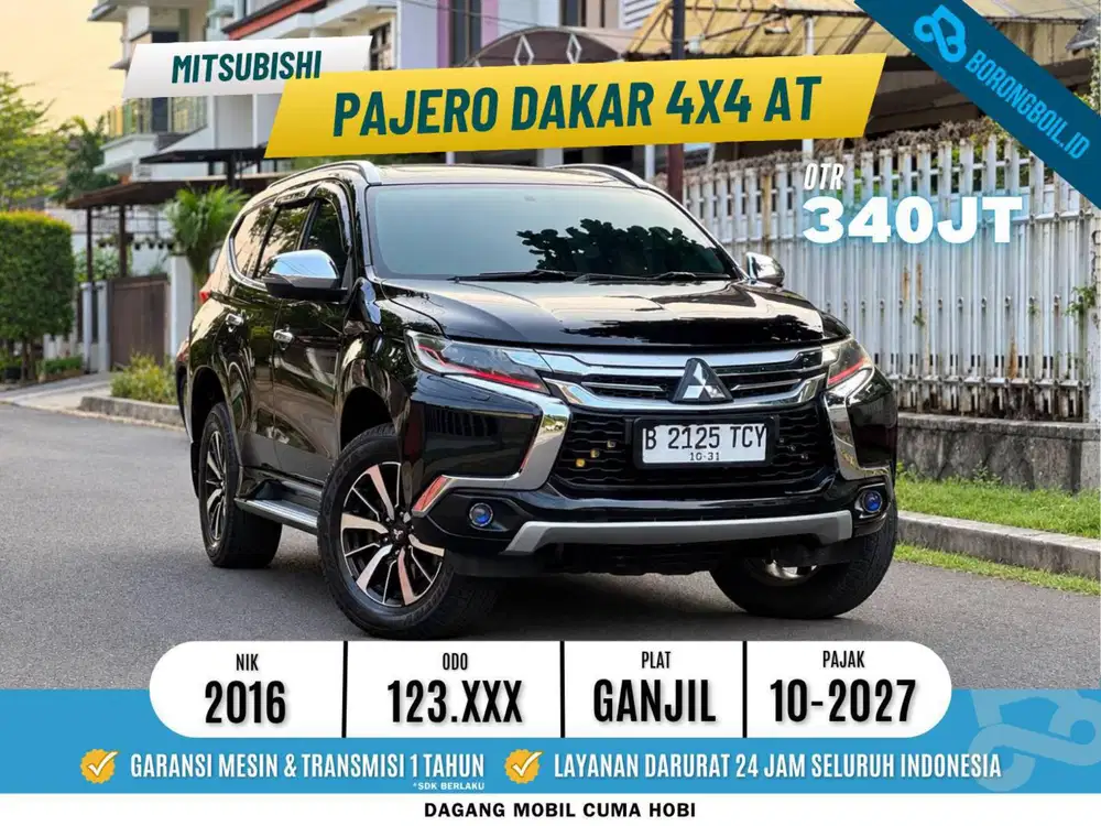 SERVICE RECORDS! MITSUBISHI PAJERO DAKAR 4X4 DIESEL AT 2016 JET BLACK